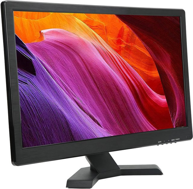 Igeteck 21,5 Zoll LED Monitor Full HD in Schwarz mit VGA, AV, BNC, USB und DC Schnittstellen - Bild 1