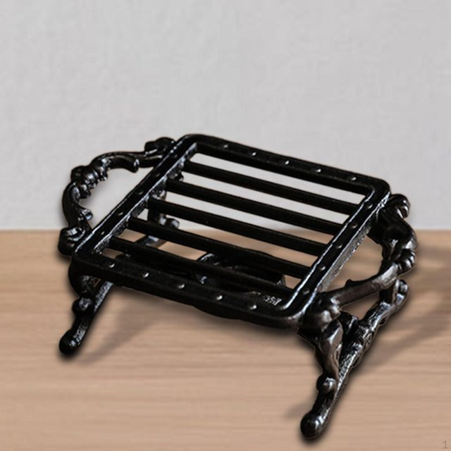 Edler Stövchen Style C für Haus und Garten in Schwarz aus Metall - Bild 1