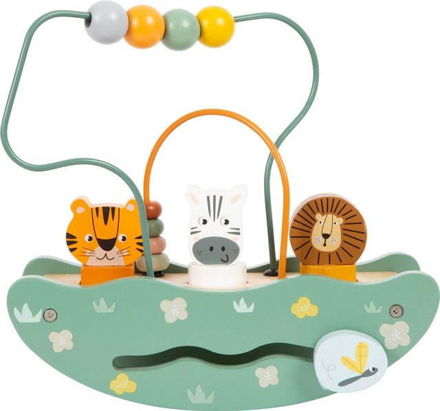 Small Foot Motorikschleife mit Wippe Safari, Holz, Tiere - Bild 1