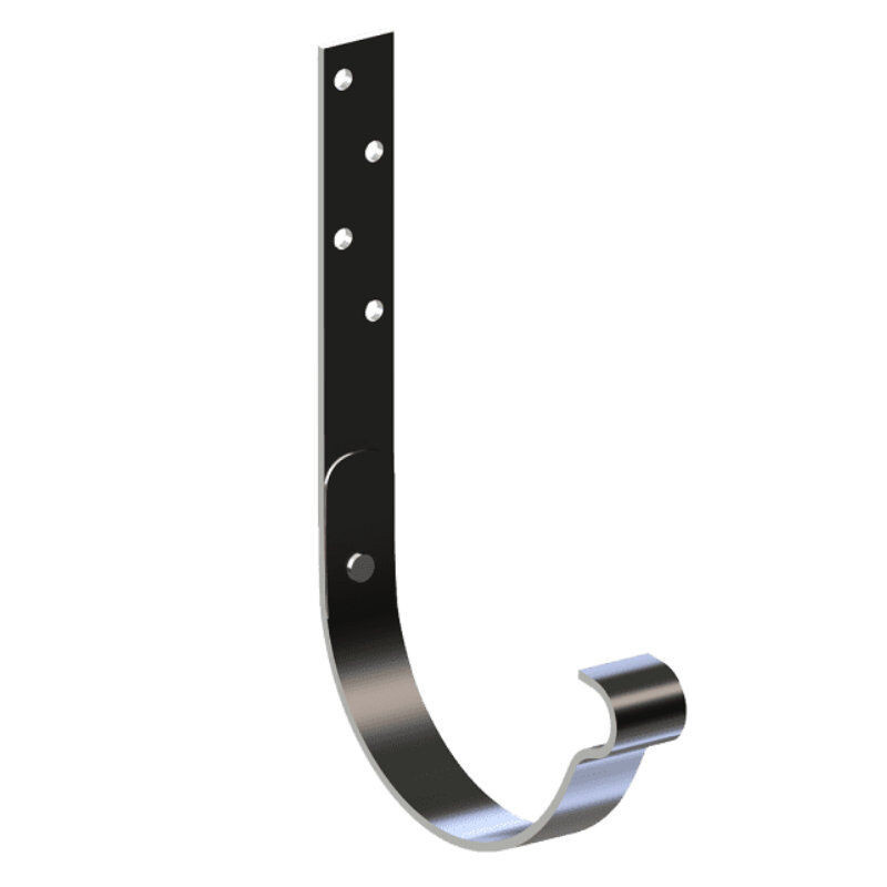 Blachotrapez GmbH Sparrenhaken für Dachrinnen aus verzinktem Stahl Ø 150 mm in Silber oder Braun - Bild 1