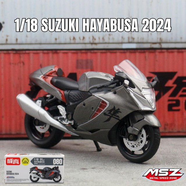 Suzuki Hayabusa Spielzeugmotorrad, 1:18, Metall, ab 14 Jahren - Bild 1