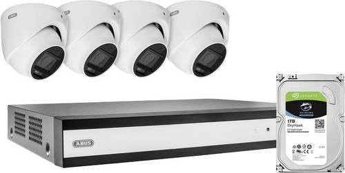 ABUS TVVR33843D Kabelgebundenes IP-Überwachungs-Set in Weiß mit 2960 x 1665 Pixeln - Bild 1