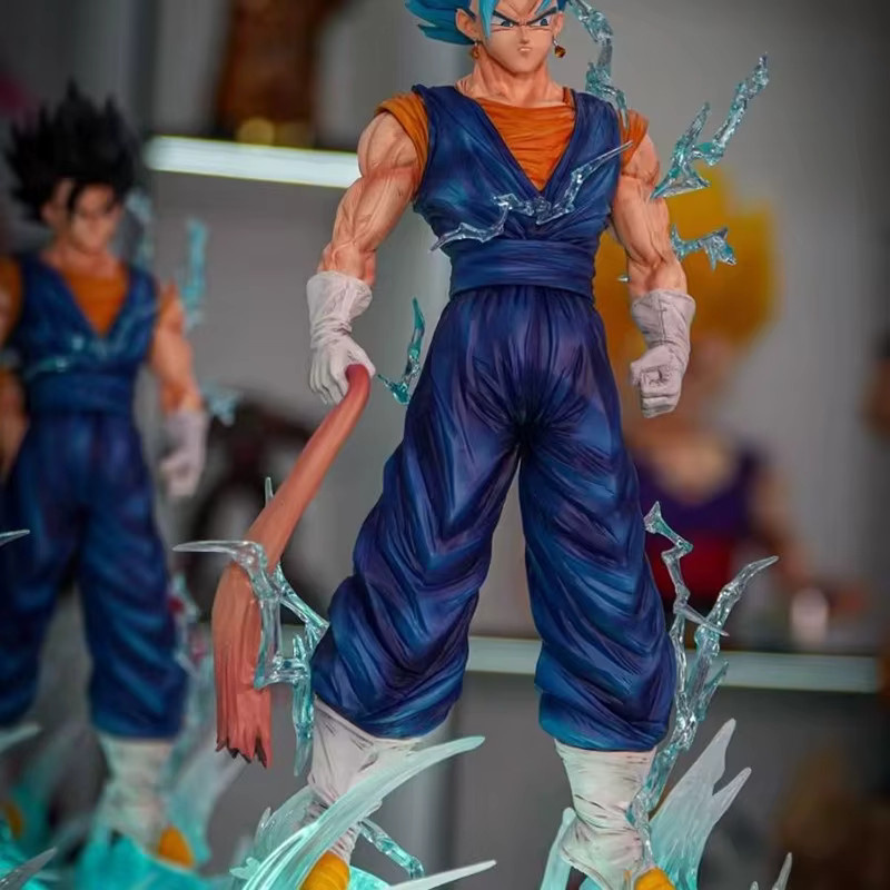 Gt Factory Anime Dragon Ball Z Bejita leuchtende dreiköpfige Statue Displaystück Spielzeugfigur - Bild 3