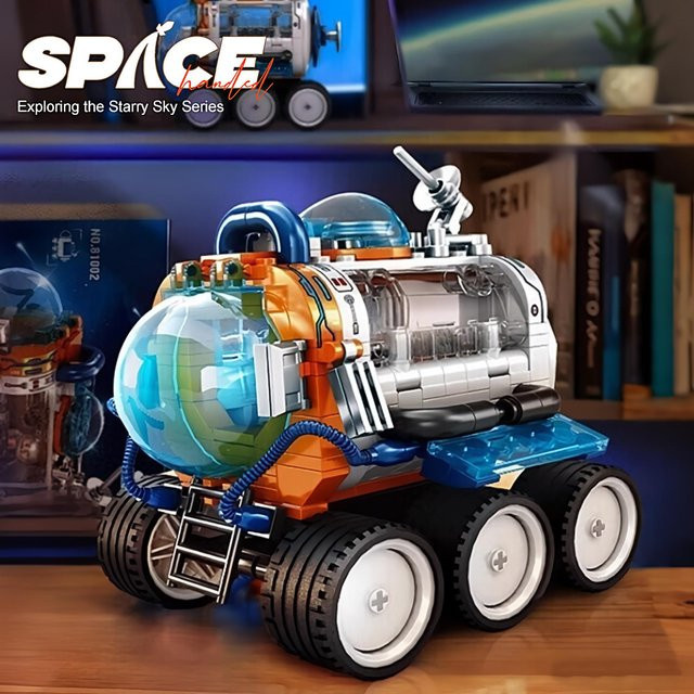 Linyi toy Weltraumforschung Weltraumstartfahrzeug Konstruktionsspielzeug - Bild 1