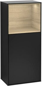 V&B Seitenschrank Finion Wandbeleuchtung in Blau Lackiert, B: 41,8 cm, H: 93,6 cm, T: 27,0 cm - Bild 1