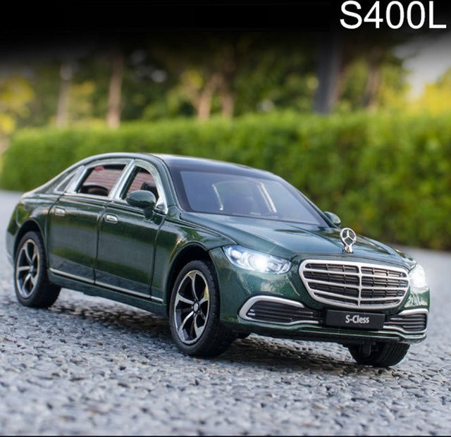 MAKEDA S400L GLS600 Legierung Autos Modelle, Maßstab 1:24, mit Licht und Sound - Bild 1