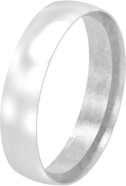 FeNau Verbindungsring aus V2A Edelstahl für Rohr Ø 42,4 mm, Farbe Silber, matt geschliffen Korn 240 - Bild 1