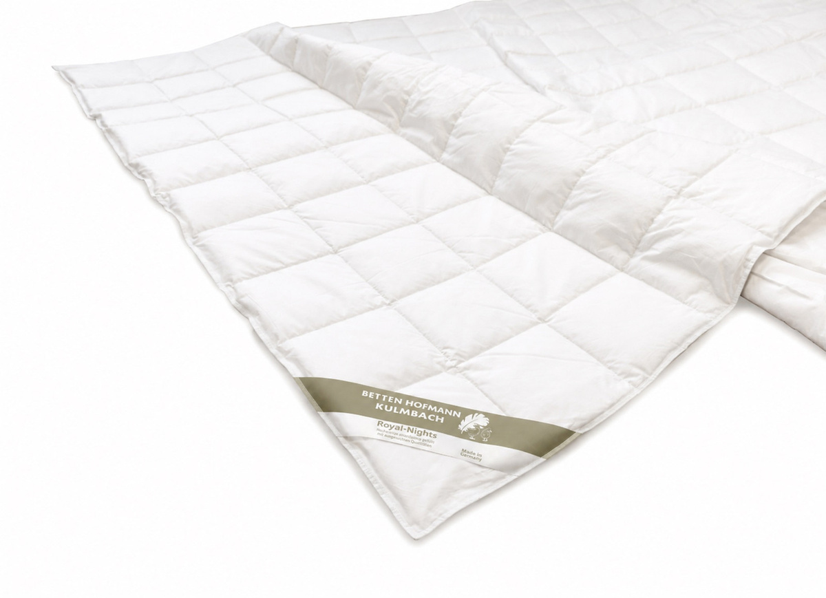 Premium Sommer Daunenbett Sanders aus 100% Daunen, Weiß, B/T: 200 x 200 cm - Bild 1
