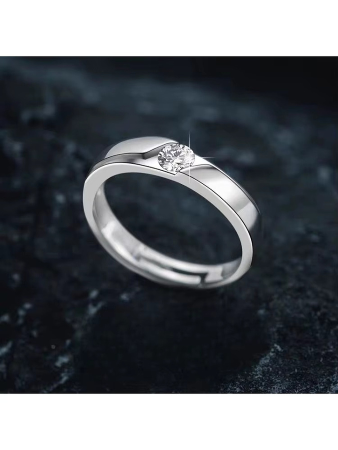 SAY Ring 925 Silber, Zirkonia, Unisex - Bild 4