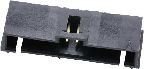 Molex Steckverbinder mit 12 Polen, Rastermaß: 2,54 mm, Schwarz - Bild 1
