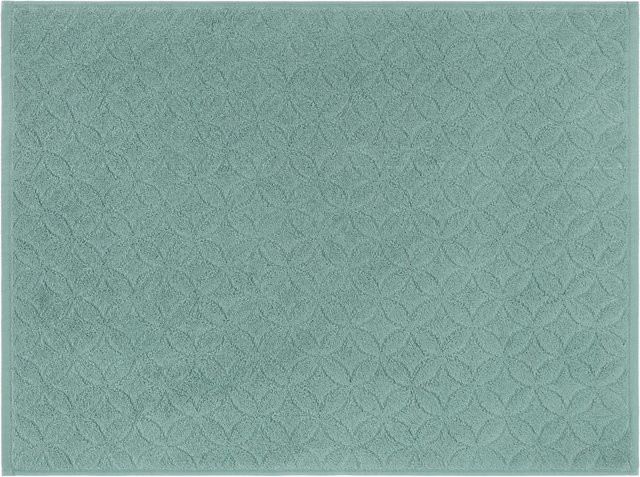 Modern Living Badematte Naime in Blau und Türkis aus Baumwolle, B/T: 50 x 70 cm - Bild 1