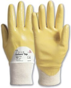 Honeywell Handschuh Sahara Top 102 in Gelb, Größe 9, Nitril - Bild 1