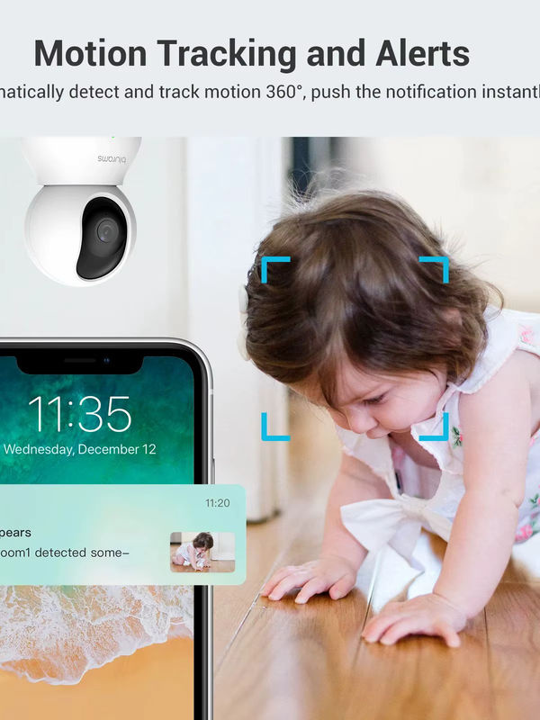 BoyKeep 2K PTZ WiFi Innenkamera mit 2,4 und 5G Unterstützung, 360 Grad Überwachung, Nachtsicht und 2-Wege-Kommunikation via App - Bild 6