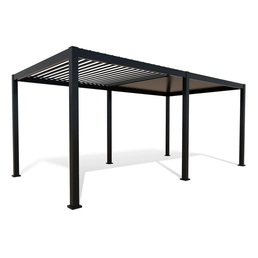 Barths Terrassenüberdachung Cadiz mit Lamellendach aus Aluminium in Anthrazit, B/T/H: 720 x 360 x 250 cm - Bild 2