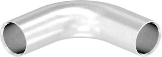 FeNau Rundstabverbinder aus V2A Edelstahl in Silber für Ø 10 mm, 90 Grad Winkel zum Kleben - Bild 1