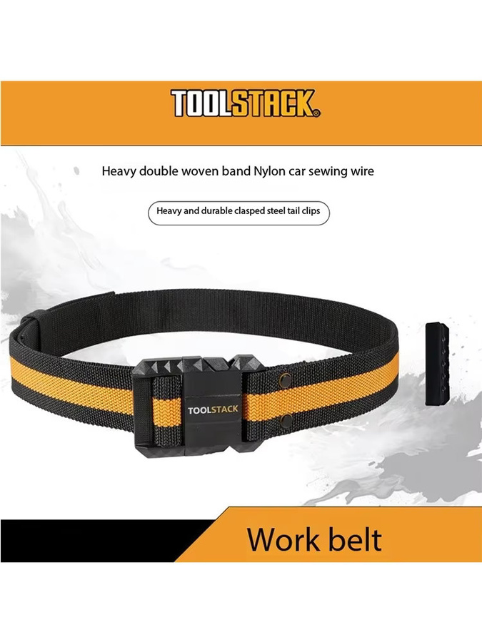 TOOLSTACK Universal Construction Quick-Hang Arbeitsgürtel für Männer, verstärkter und breiter Outdoor-Arbeitsgürtel, verstellbar - Bild 5