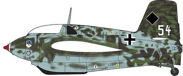 Hasegawa Messerschmitt Me 163B Komet, EJG 2, Modellbau, 1:32 - Bild 1