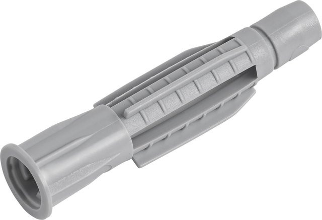 LUX-TOOLS Allzweckkragendübel aus Nylon in Grau, Durchmesser: 6 mm, Länge: 34 mm, 20 Stück - Bild 1