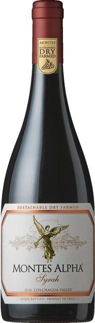 Montes Alpha Syrah Rotwein, Chile, 2022, trocken, 0,75 l - Bild 1