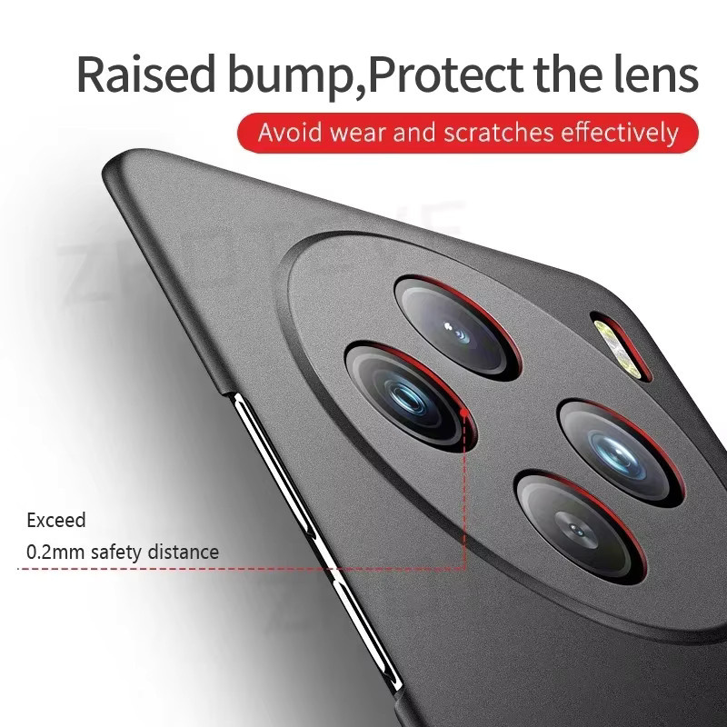 ZROTEVE Ultra Dünne Matte Handyhülle aus hartem PC für Realme GT Neo6, Oppo Realme GT Neo 6 SE, GT6, 6T, GT6T, GT7, 7T, GT7 Pro, GT7T in Schwarz oder Grün - Bild 4