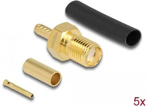Delock 90037 SMA-Steckverbinder in Gold - Bild 1