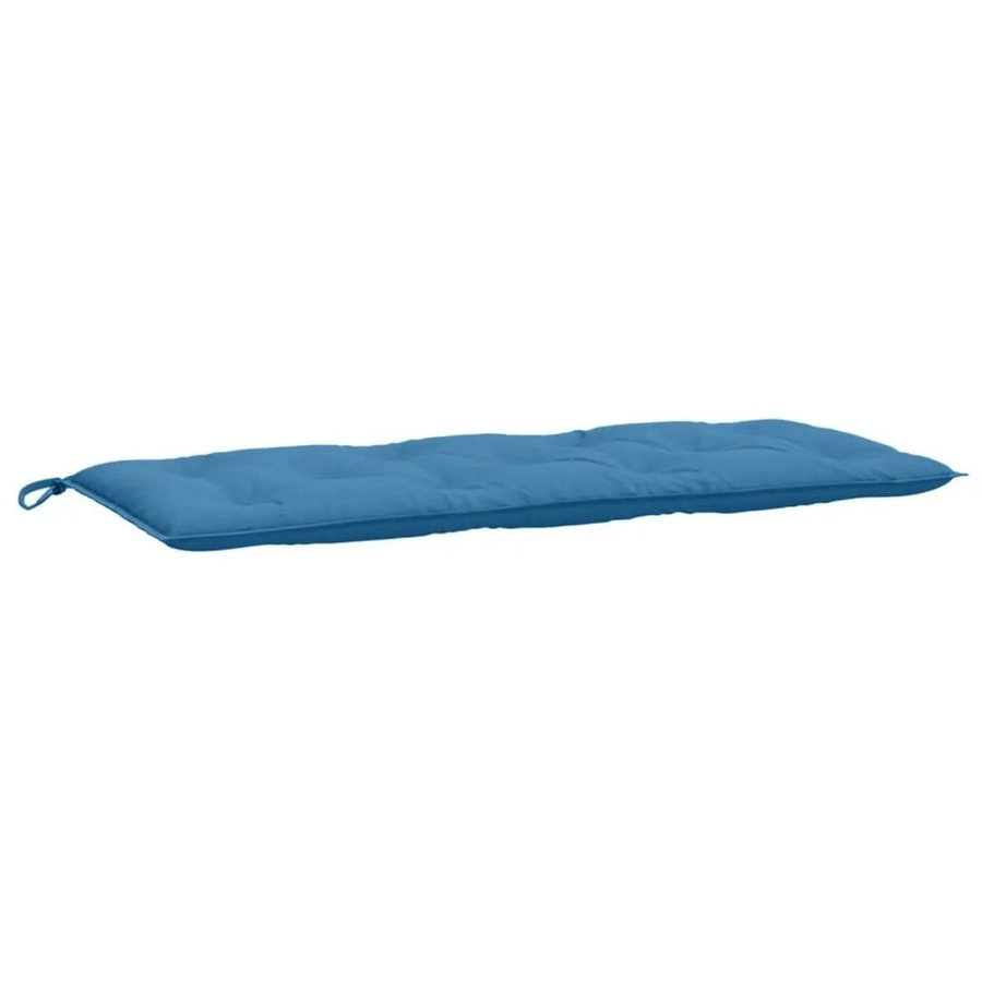 vidaXL Gartenbank-Auflage Melange Blau aus Polyester, B/T/H: 120 x 50 x 7 cm - Bild 2