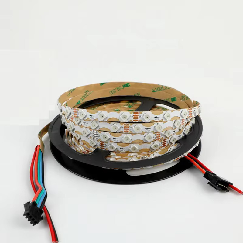 JOYPJLIT WS2815 S-Form RGBIC LED-Streifen, adressierbare 5050 Pixel ZickZack-LED-Leiste, 12 V, 5 m, Multicolour - Bild 3