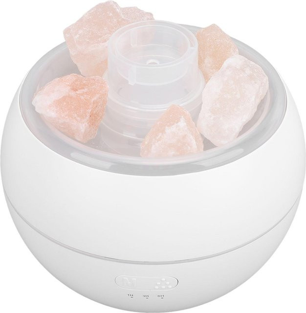 Koogeelife Bunter Salzlampen-Diffusor Multifunktionale Aromatherapie-Maschine in Weiß mit 360 ml Fassungsvermögen - Bild 1