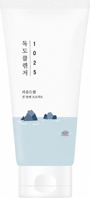 ROUND LAB 1025 Dokdo Reinigungsschaum, 150 ml, mit Hyaluronsäure und Panthenol - Bild 1
