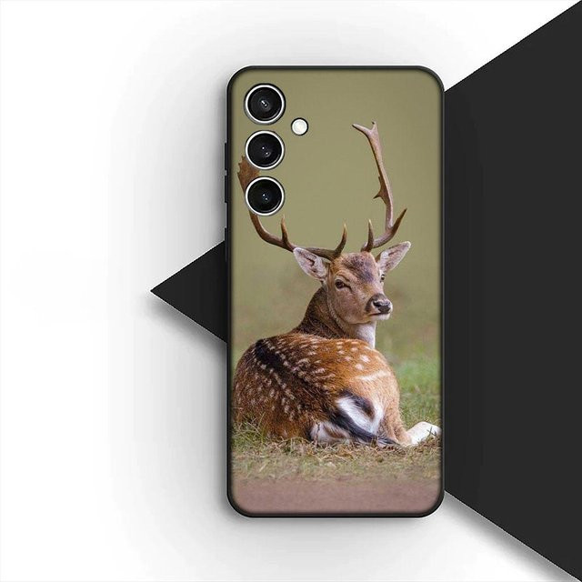 Handyhülle mit Wald Hirsch und Rehbock Design für Samsung Galaxy A-Serie in Multicolor - Bild 1