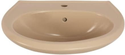 sanicomfort Waschtisch in D-Form, beige, B: 60,0 cm, T: 51,5 cm - Bild 1