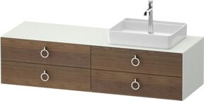 Duravit Waschtischunterschrank White Tulip in White, Breite: 160 cm, Tiefe: 55 cm, Höhe: 40,8 cm - Bild 1