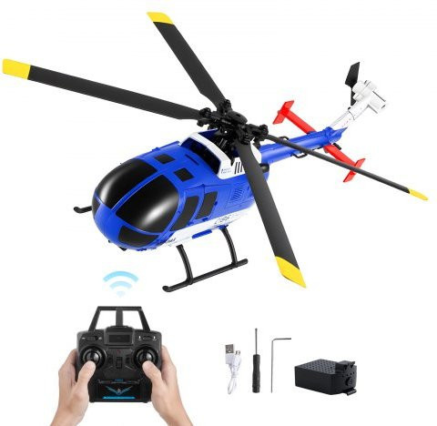 VEVOR RC-Helikopter ferngesteuert mit LED-Licht ab 8 Jahren - Bild 1