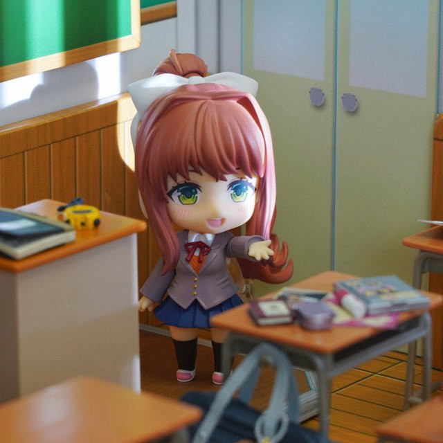 Bandai Doki Doki Literature Club! Nendoroid # 1817 Monika, Actionfigur - Bild 1