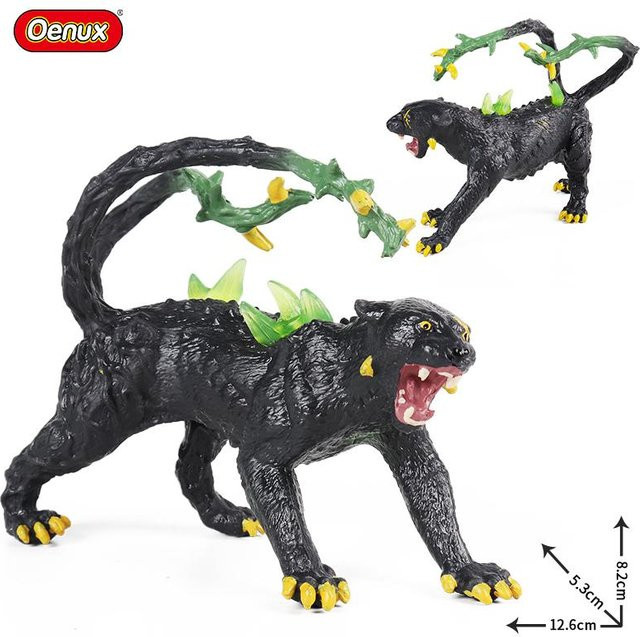Oenux Mythischer Dinosaurier Drache Tiger Golem Löwe Schneemänner Rinder, Actionfiguren, ab 3 Jahren - Bild 1