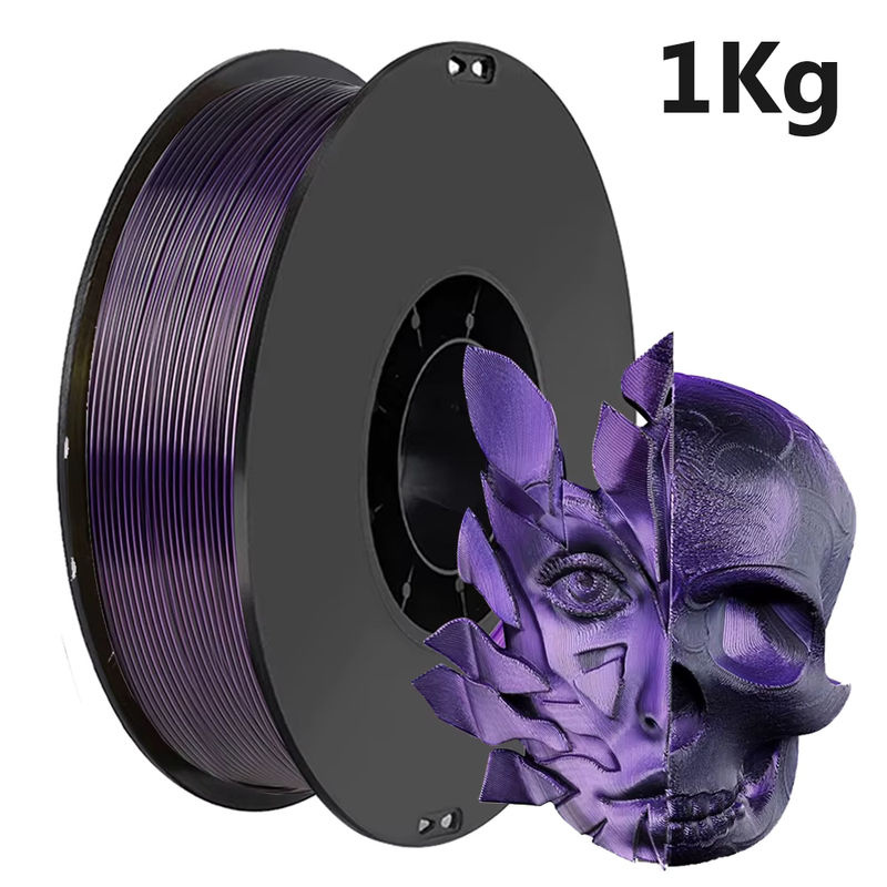 3D Maliang PLA Seide Filament Zweifarbig Schwarz Lila 1,75mm für FDM 3D-Drucker - Bild 5