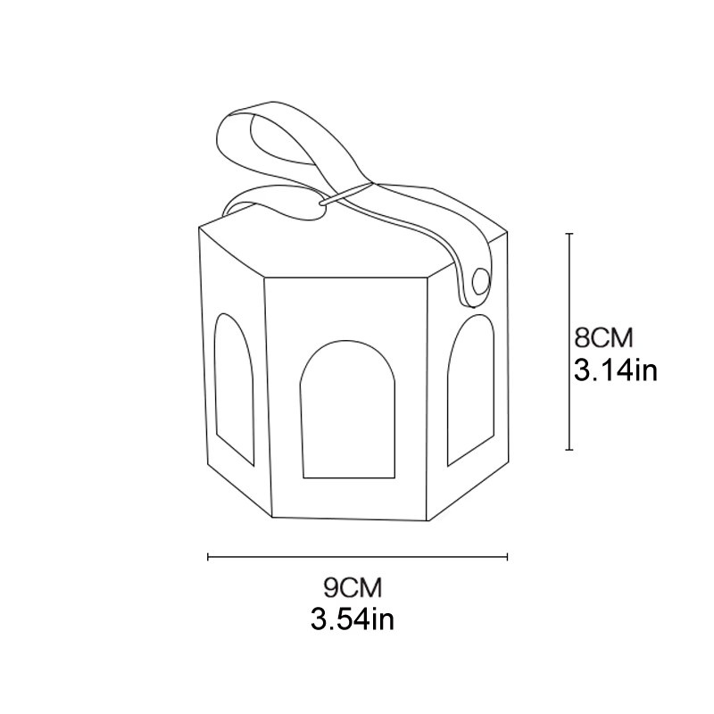 TINTHINGS Karussell Süßigkeiten Geschenkboxen in Rot, 20 Stück für Hochzeit, Geburtstag, Babyparty oder Weihnachten - Bild 2