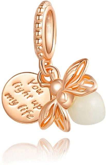 Yiran pet products Anhängerperlen Kupferlegierung, Roségold, Damen - Bild 1