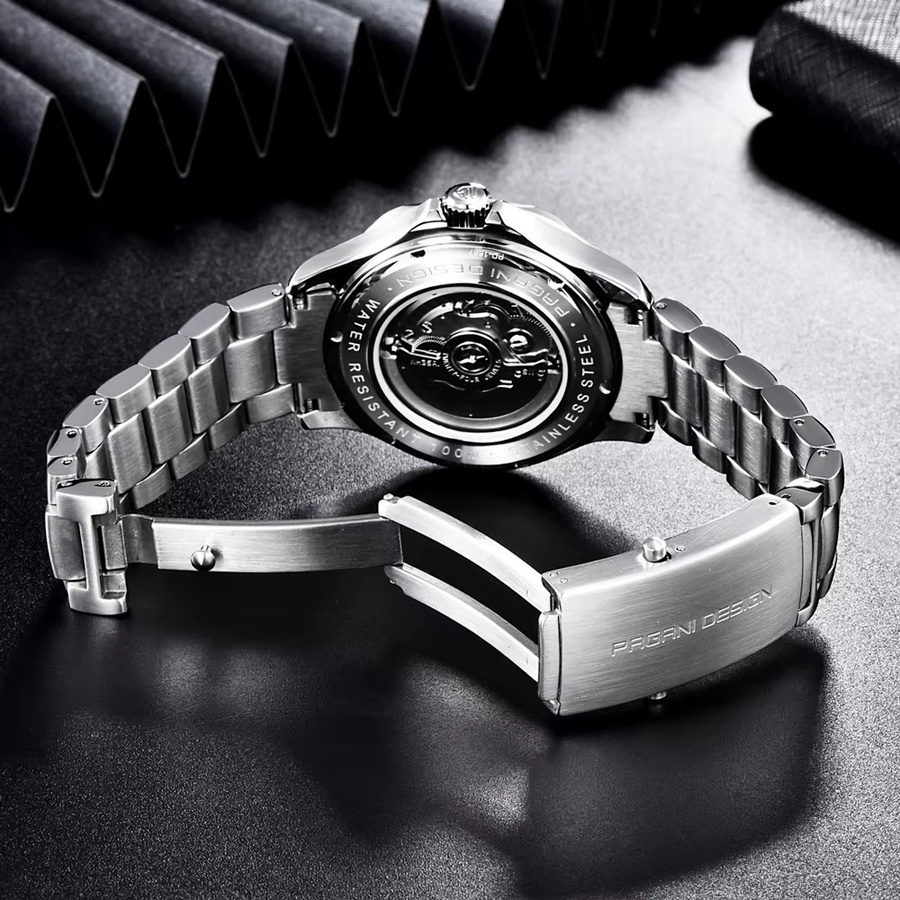 PAGANI DESIGN Armbanduhr, Automatik, Edelstahl, Saphirglas, Herren - Bild 5