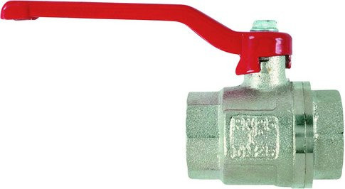 Mr. GARDENER Kugelhahn aus Messing in Silber, gerade, 1 Zoll - Bild 1