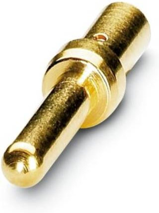 Phoenix Contact Crimpkontakte RC-12P2000 gedreht in Gold, 100 Stück - Bild 1
