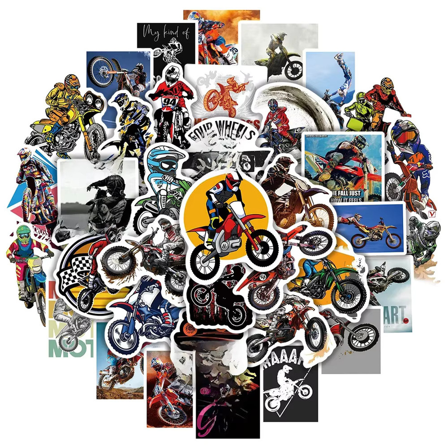 Charile Berg Motorrad Sport Aufkleber, Cartoon Graffiti Aufkleber - Bild 2