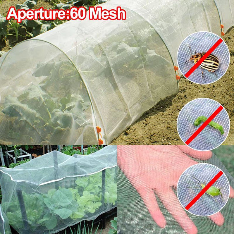 Transparentes Insektenschutznetz für Garten und Gewächshaus zur Schädlingsbekämpfung von Gemüse, Obst und Blumen - Bild 2