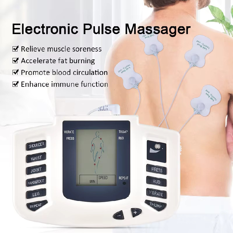 MARFLY EMS-Muskelstimulator, 8 Dual-Ausgangsmodi, Weiß - Bild 2