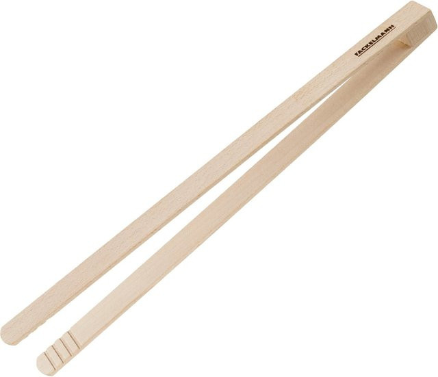 Fackelmann Holzzange Eco aus FSC-zertifizierter Buche, braun, Länge: 42 cm - Bild 1