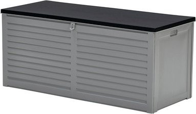 GARDEN IMPRESSIONS Kissenbox in Grau/Schwarz, B/H/T: 147 x 64,4 x 61 cm - Bild 1