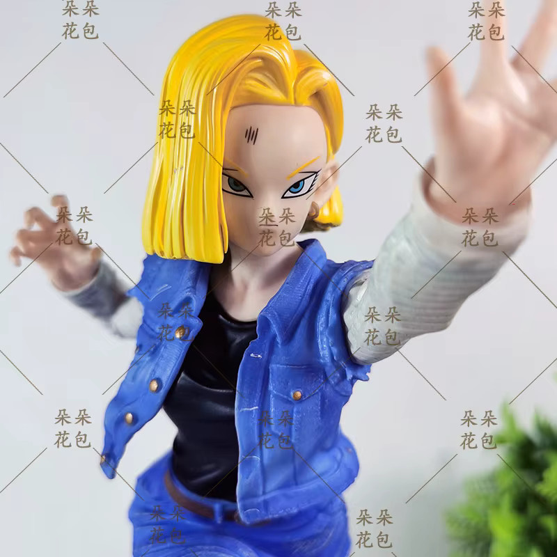 Bandai Dragon Ball Android 17 Android 18 GK-Figur, PVC-Harz-Statue, Kunststoff, Bunt / Mehrfarbig - Bild 2