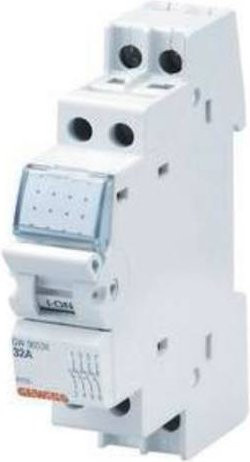 Gewiss Schaltermodul Weiß 1-polig 16A 1 Schließer 250V für DIN-Schiene - Bild 1