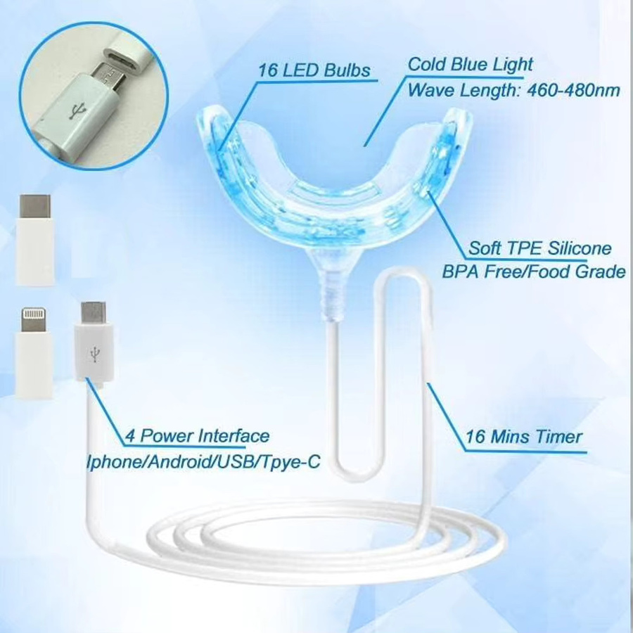 enjoysmile 3in1 Zahnaufhellung Beschleuniger mit Smart LED Blaues Licht, Unisex - Bild 5