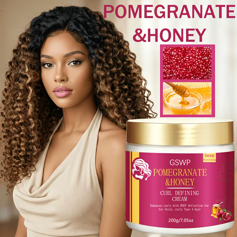 GSWP Lockencreme Granatapfel & Honig, 200g/400g, für lockiges Haar - Bild 2